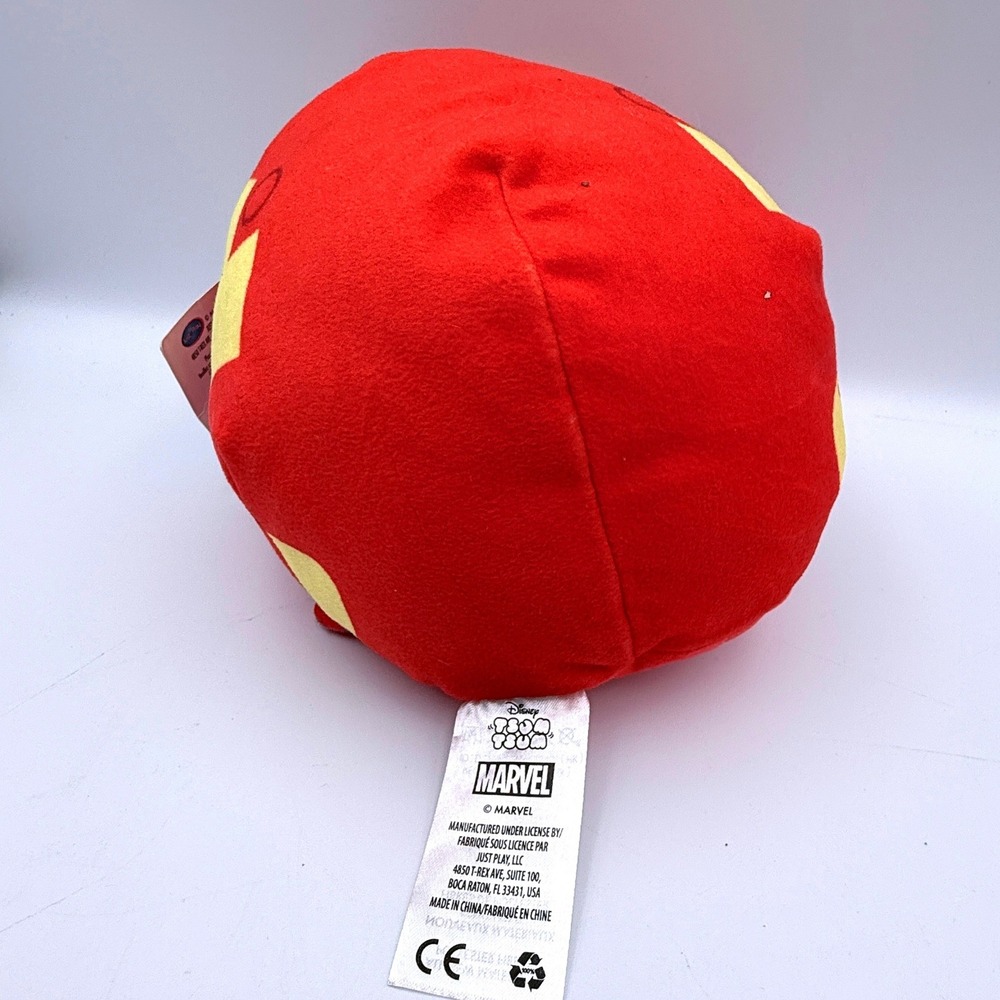 Marvel Iron Man Plush Small Tsum Tsum Just Play Red Gold Superhero Toy - Picture 7 of 9